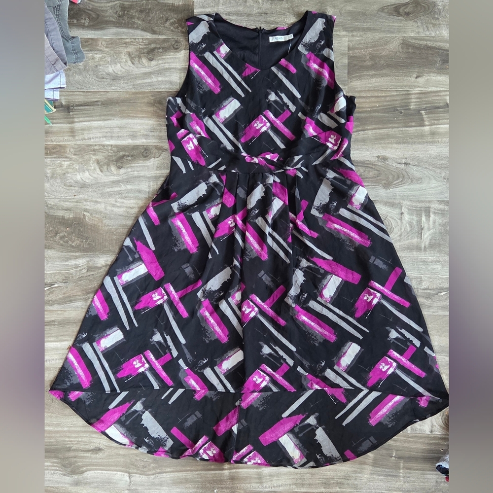 Ricki's Black and Pink High Low Dress